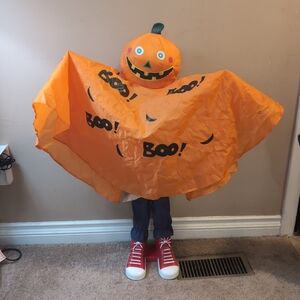 Halloween Gemmy Giggle Buddies Pumpkin Animated Sways Greeter Partially Works
